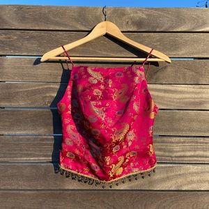 Cache beaded tank top